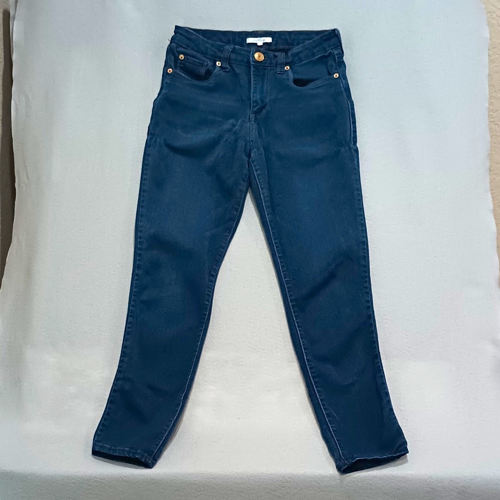 sts blue Women's Blue Denim Jeans Size 28 Ankle 5-Pocket Button Closure